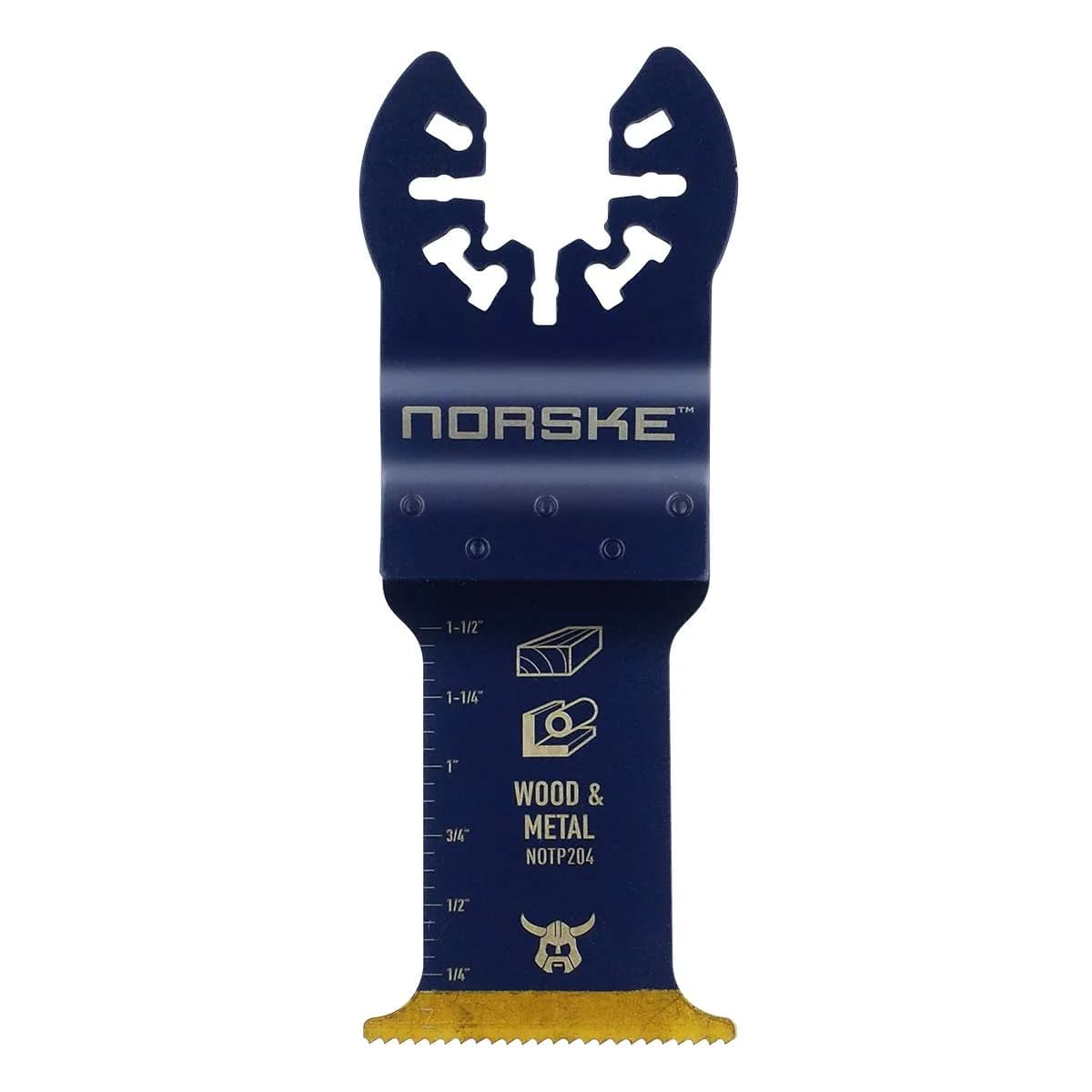Norske Tools NOTP204 Titanium Metal Flush Cut Blade 1-1/4 inch | Durable Metal Cutting Accessory