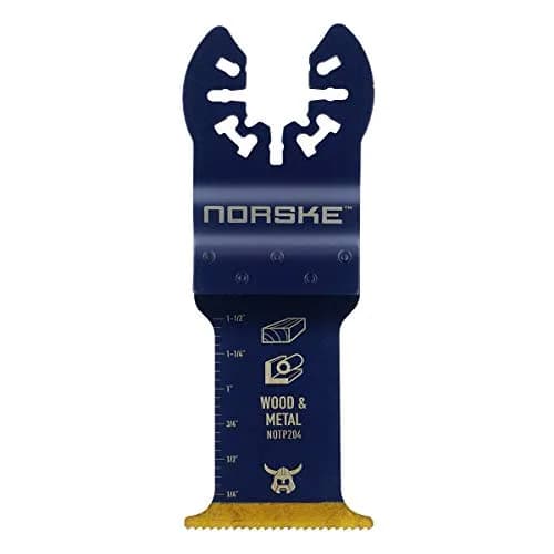 Norske Tools NOTP204 Titanium Metal Flush Cut Blade 1-1/4 inch | Durable Metal Cutting Accessory thumbnail 1