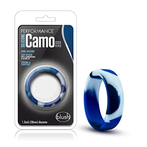 Blush Novelties Performance Puria Silicone Cock Ring 1.5" Wide | Enhances Girth & Hard Erections thumbnail 1