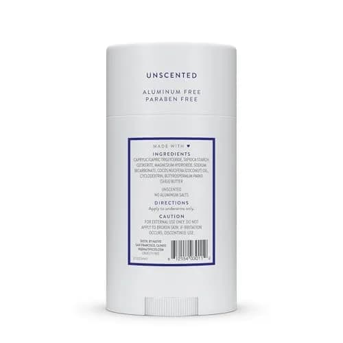Native Unscented Aluminum-Free Deodorant Stick 75ml (2.65oz) | 72-Hour Odor Protection thumbnail 9