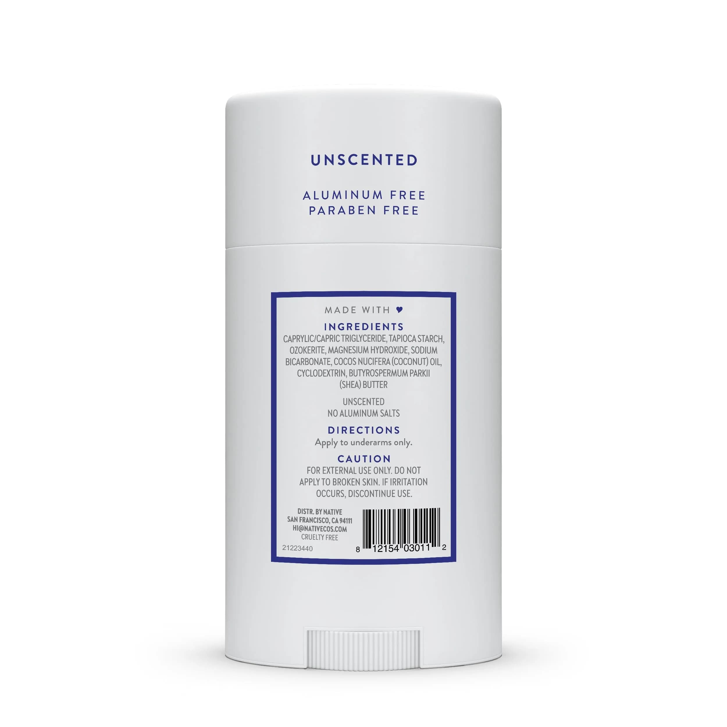 Native Unscented Aluminum-Free Deodorant Stick 75ml (2.65oz) | 72-Hour Odor Protection - view 9