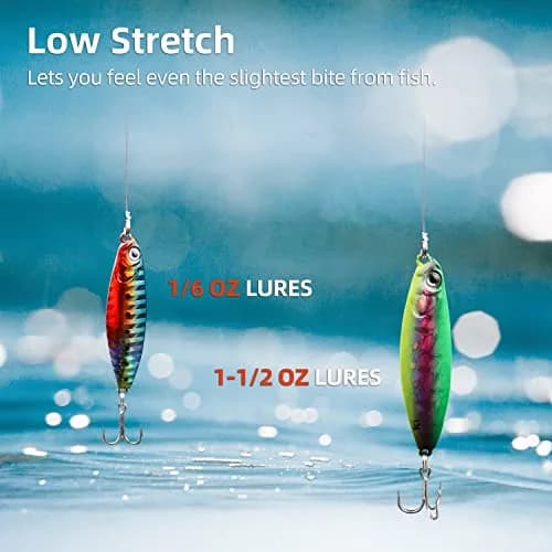 RUNCL PowerFluoro Fishing Line 6 lb | Virtually Invisible, Faster Sinking, Low Stretch, 300 Yards thumbnail 4