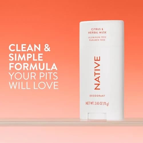 Native Natural Deodorant Citrus & Herbal Musk 2.65oz (75g) | 72-Hour Odor Control thumbnail 2