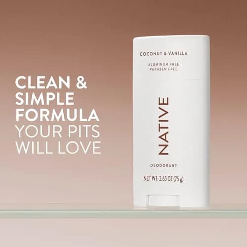 Native Coconut & Vanilla Deodorant Stick 75g (2.65oz) | 72-Hour Odor Control thumbnail 2