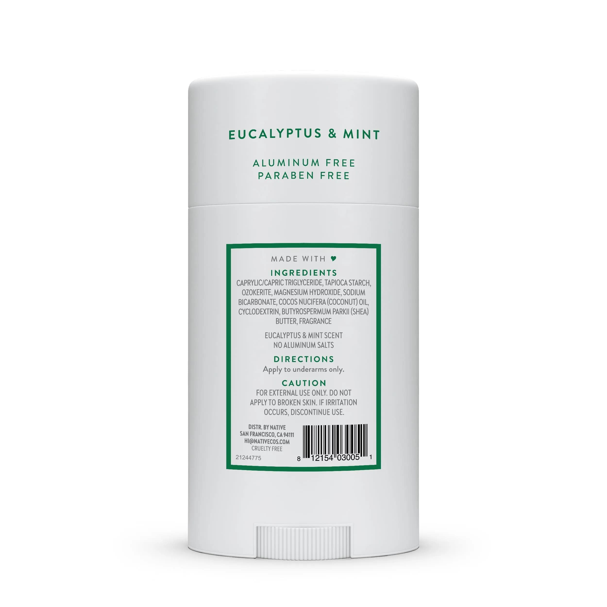 Native Eucalyptus & Mint Deodorant 78ml (2.65 oz) | 72-Hour Odor Control - view 9