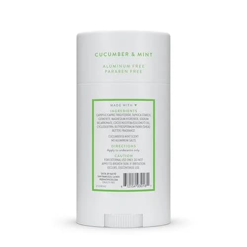 Native Cucumber & Mint Aluminum Free Deodorant Stick 77g (2.65oz) | 72-Hour Odor Protection thumbnail 9