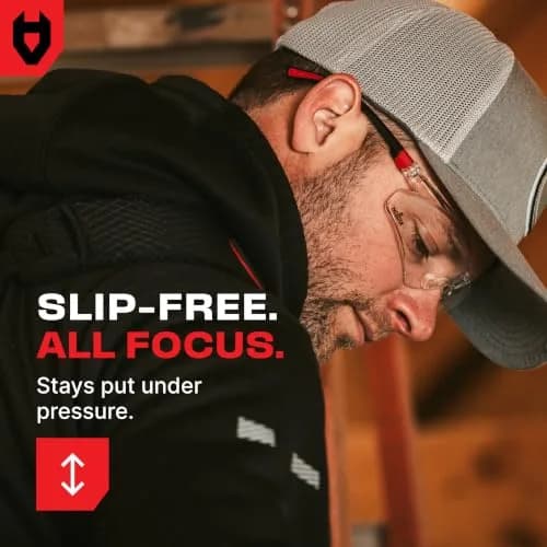 NoCry Clear Safety Glasses with Anti-Fog & Scratch Resistant Lenses | ANSI Z87 Certified Protective Eyewear thumbnail 7