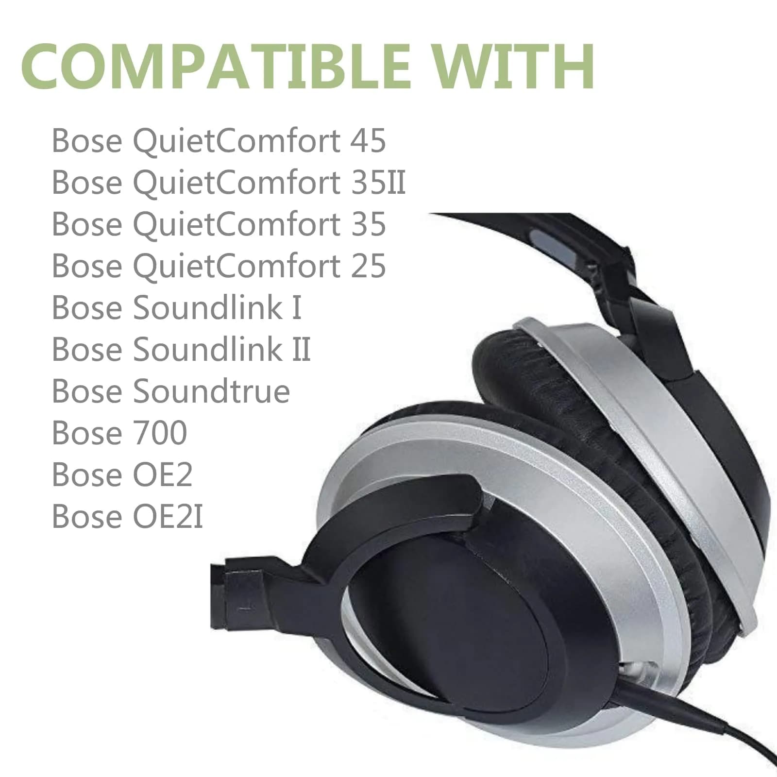 Saipomor Replacement Audio Cable for Bose Headphones 1.5m (4.9ft) | Premium Sound & Durable Design - view 4