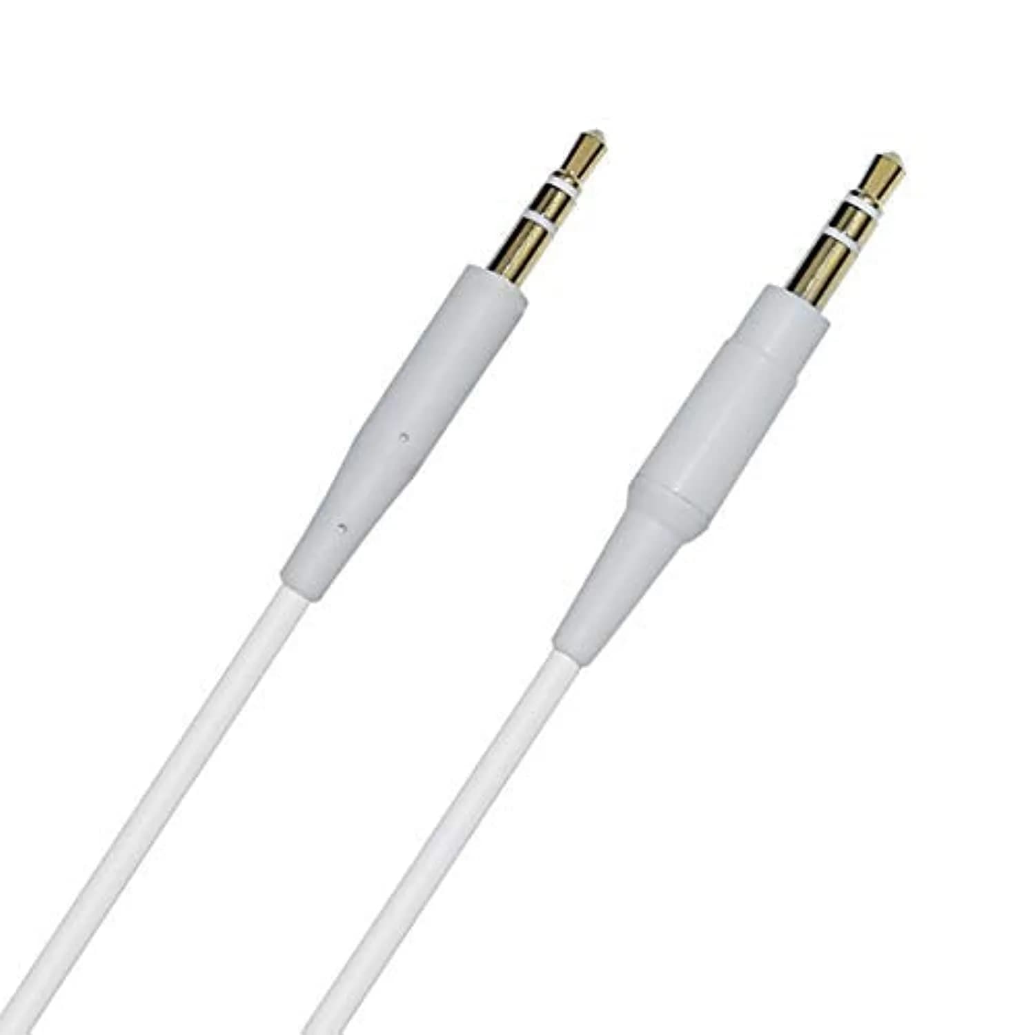 Saipomor White TPE Audio Cable 1.4m (4.6ft) | 3.5mm to 2.5mm Stereo Jack for Bose Headphones