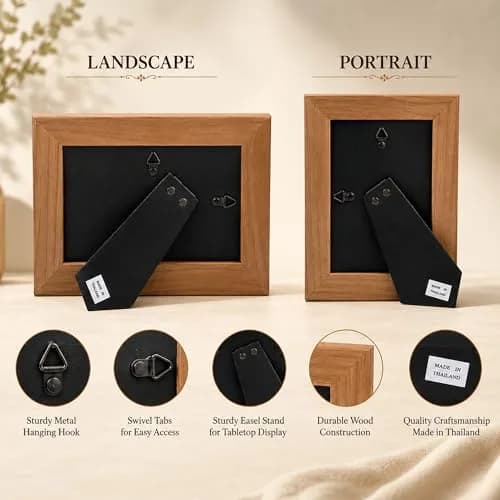 CustomGiftsNow Mommy - To the world you're one person but to us you are the world - Engraved Wood Picture Frame (5x7 Horizontal) | Classic Mother Gift thumbnail 7