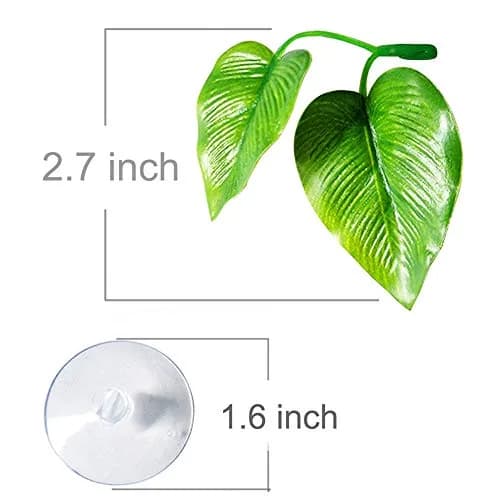 CousDUoBe 3 Pack Betta Fish Leaf Pad Hammock | Simulates Natural Habitat for Betta Health thumbnail 3