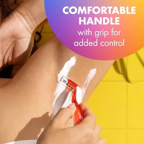 BIC Soleil 3 Colors Womens Disposable Razors 10-Pack | 3 Blades for Sensitive Skin, Bright Handles, Up to 4 Weeks Shaving thumbnail 4