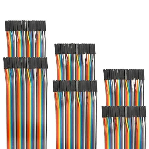 EDGELEC 120pcs 15cm (5.9 inch) Female to Female Dupont Jumper Wires | 2.54mm Pitch Ribbon Cables for DIY Electronics thumbnail 1