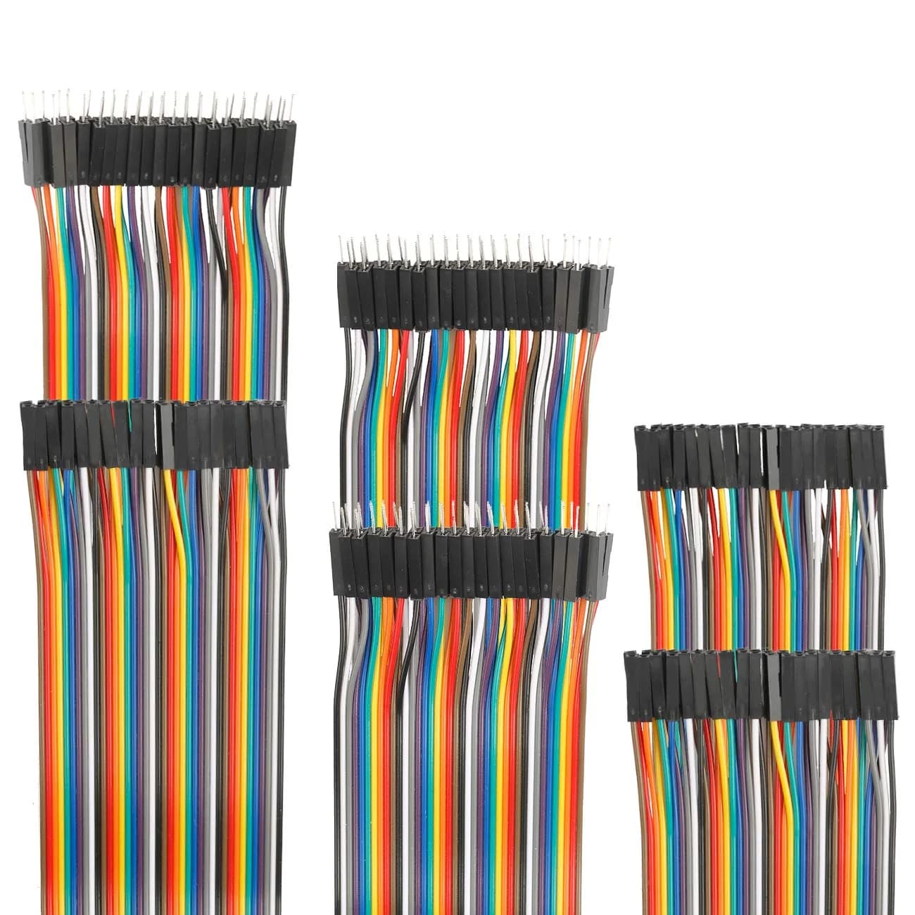 EDGELEC 120pcs 20cm Breadboard Jumper Wires Kit | 2.54mm Pitch Dupont Cables for Electronics Projects - main product image