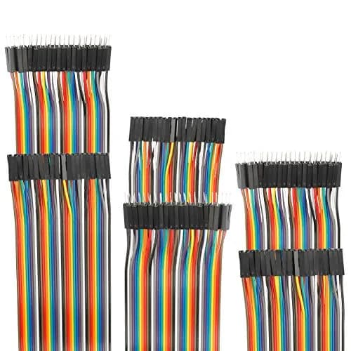 EDGELEC 120pcs 50cm Male to Female Breadboard Jumper Wires - 19.7 Inch Dupont Cables thumbnail 1