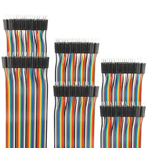 EDGELEC 120pcs Male to Male 20cm Breadboard Jumper Wires Kit, Multicolored thumbnail 1