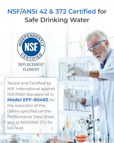 Waterdrop LT1000PC Refrigerator Water Filter 200 Gallons (757 Liters) | NSF 42 & 372 Certified thumbnail 3