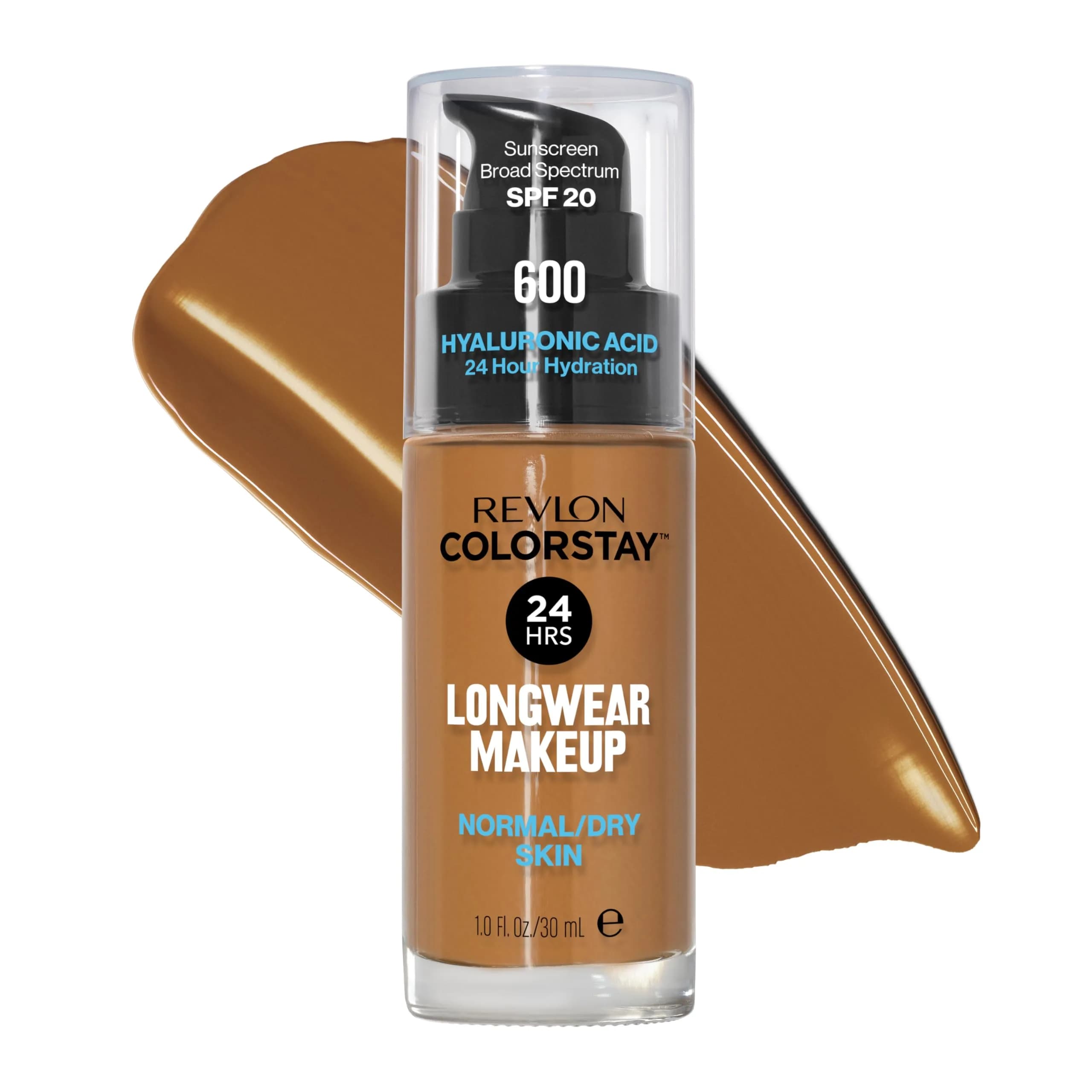 REVLON ColorStay 600 Cinnamon Foundation for Normal/Dry Skin, 30ml with SPF 20 - main product image