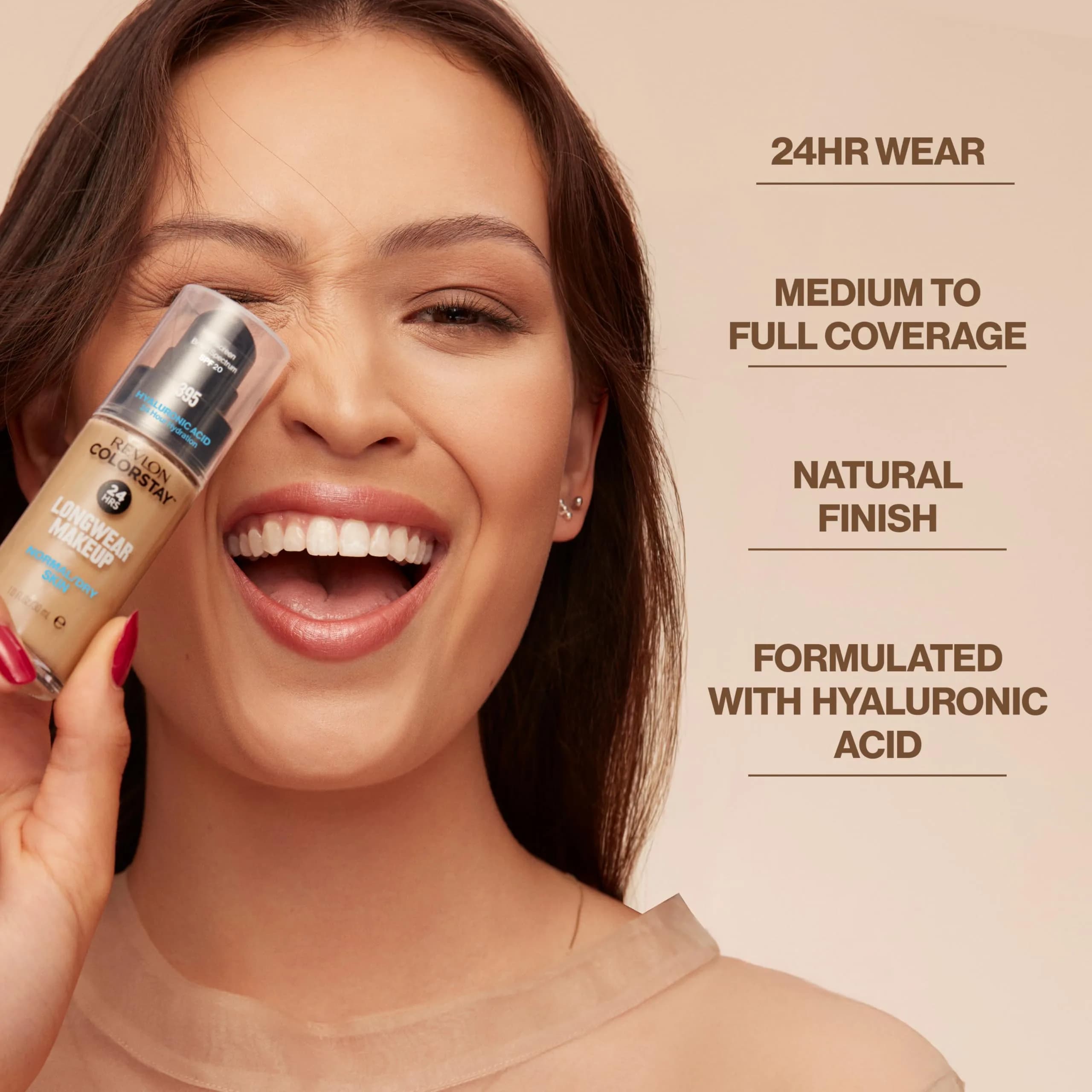 Revlon ColorStay Longwear Foundation Normal/Dry Dune 1 Fl Oz (30ml) | 24-Hour Wear - view 3