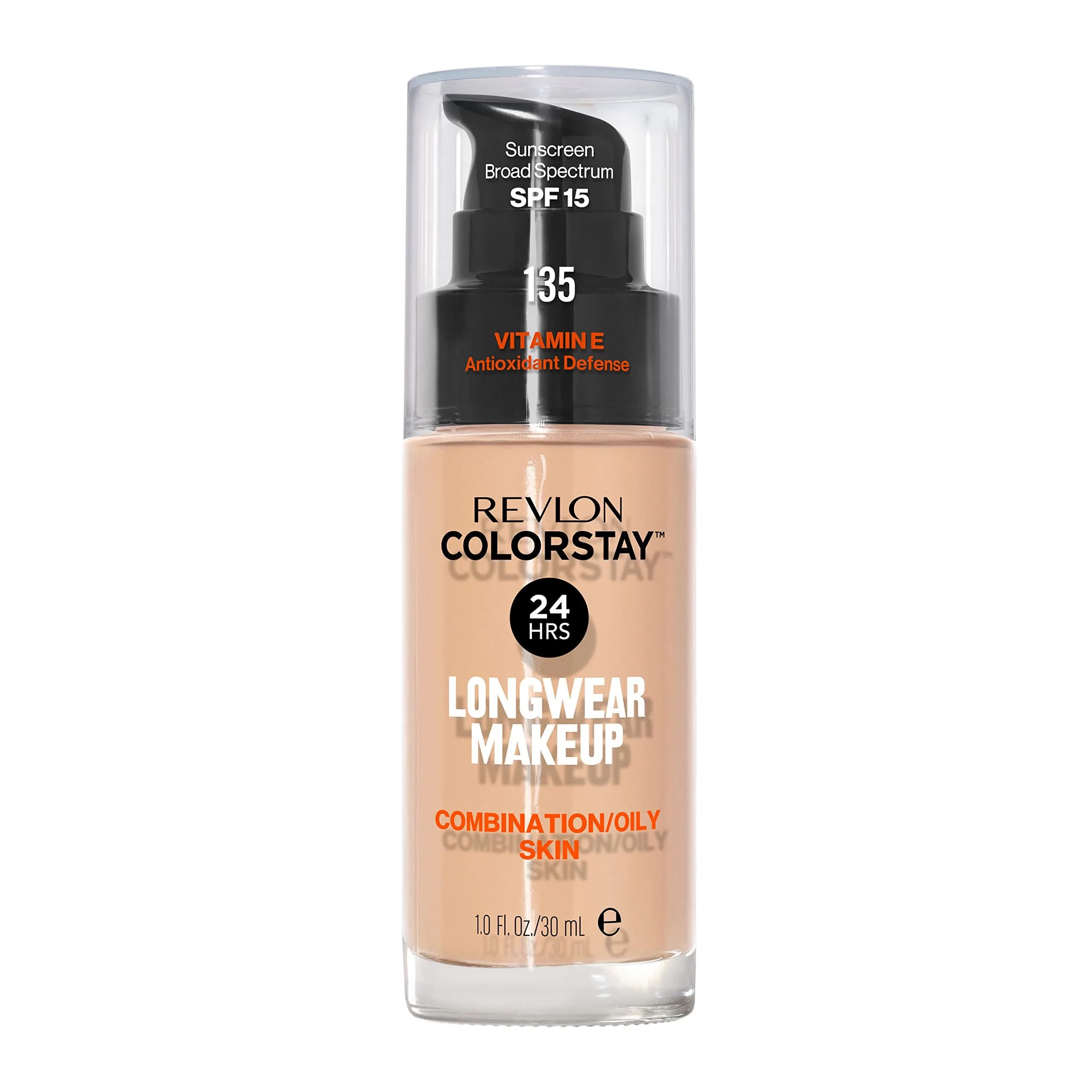 Revlon Colorstay 135 Vanilla Foundation for Combination/Oily Skin, SPF 15, 30ml - main product image