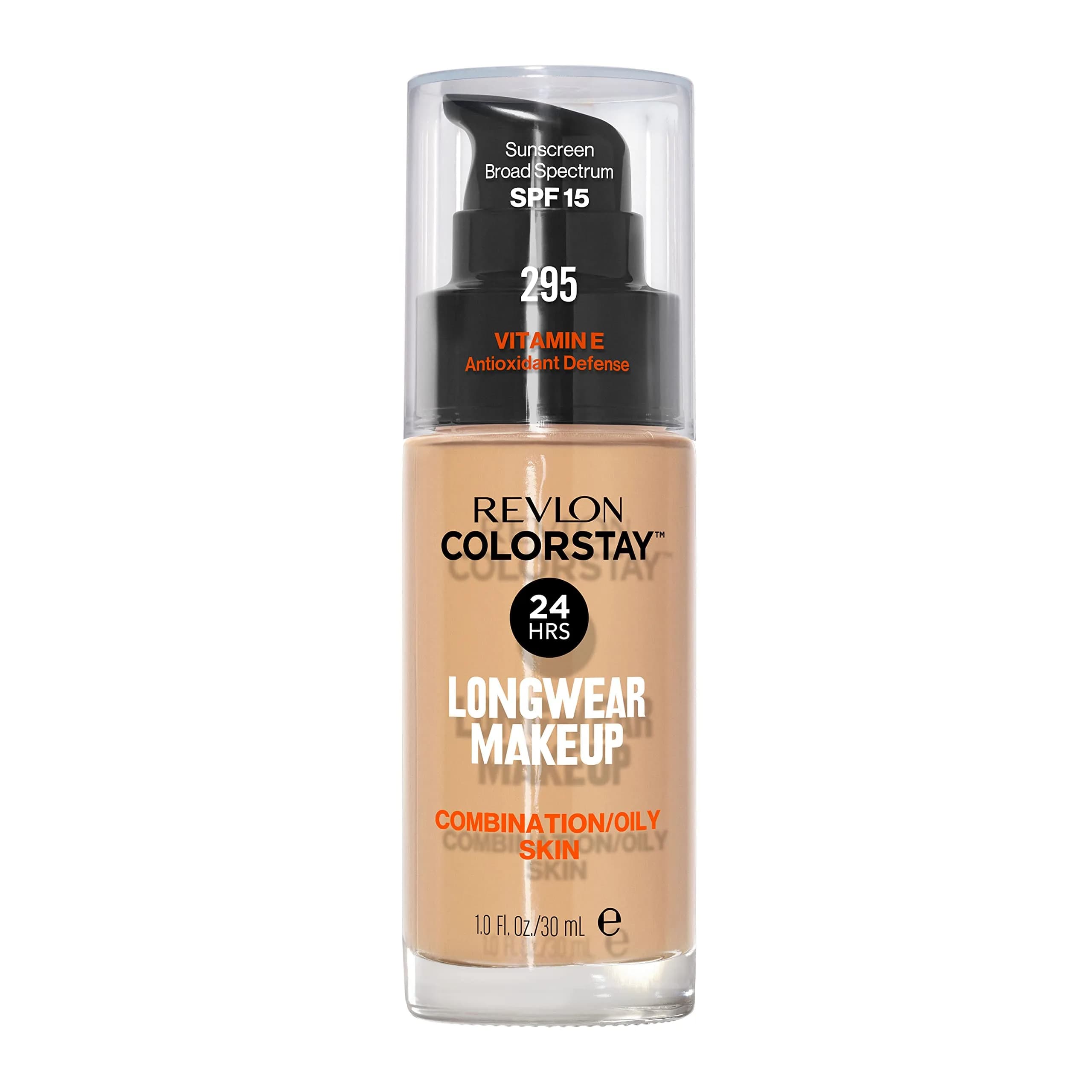 Revlon Colorstay 295 Dune Foundation for Combination/Oily Skin, 30ml | 24-Hour Wear - main product image
