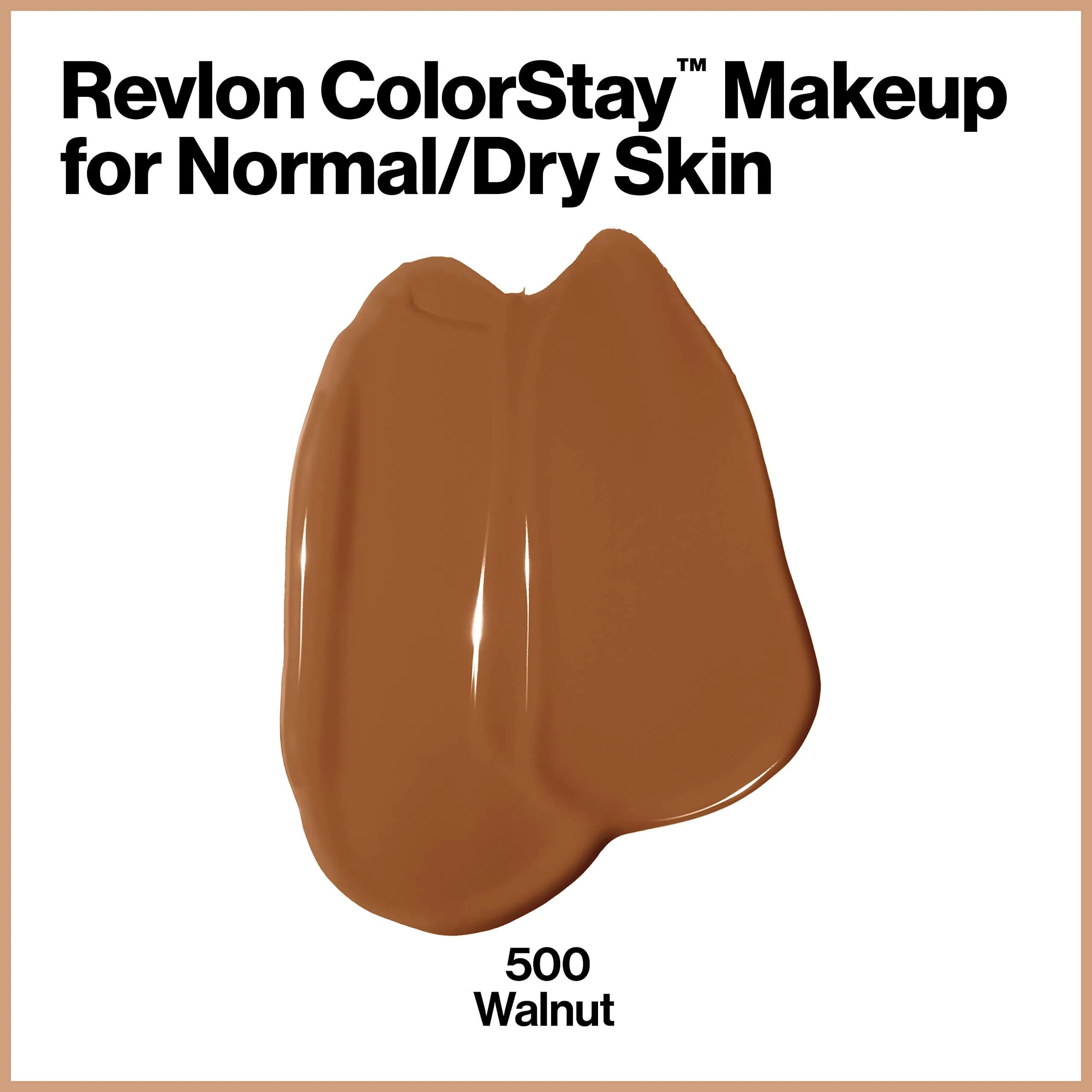 REVLON ColorStay 500 Walnut Foundation for Normal/Dry Skin, 30ml with SPF 20 - view 2