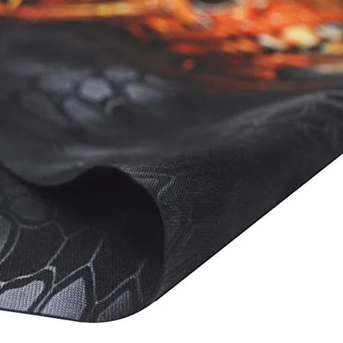 Obacle Gold Face Single Green Eye Skull Face Mask - Seamless 3D Tube Bandana for Dust & Sun Protection thumbnail 4