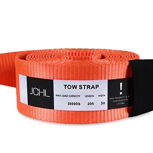 JCHL Heavy Duty Recovery Tow Strap 3" x 20ft (914 cm x 6.1 m) | 35,000 LBS (15,876 kg) Capacity thumbnail 9