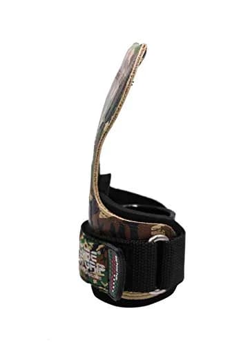 Cobra Grips Pro Green Camo Rubber Weight Lifting Gloves with Wrist Wraps - 5.5-8.75" Wrist Size - view 4