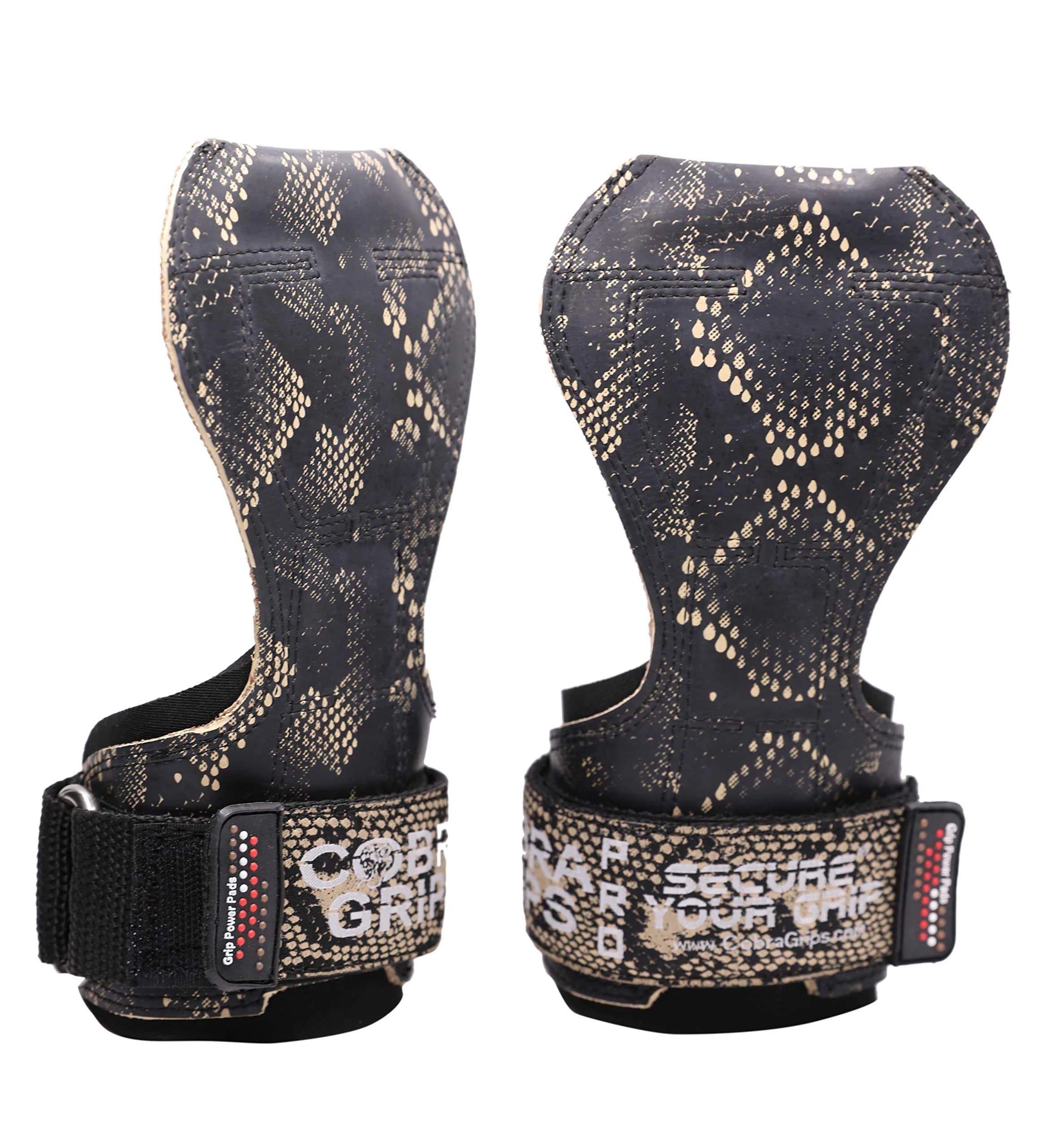 Cobra Grips PRO SNAKE RUBBER TM Weight Lifting Gloves with Wrist Wraps - 5.5 - 8.75" Wrist Support thumbnail 1
