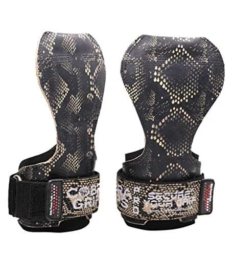 Cobra Grips PRO SNAKE RUBBER TM Weight Lifting Gloves with Wrist Wraps - 5.5 - 8.75" Wrist Support - main product image
