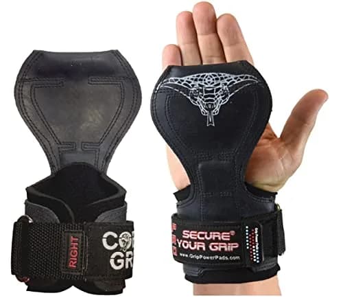 Cobra Grips FIT GREEN CAMO Rubber Weight Lifting Gloves with Wrist Wraps - 4.25-7.0" Wrist Size - main product image