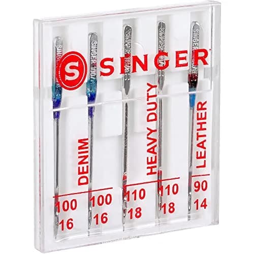 SINGER Universal Heavy Duty Machine Needles - 2 Packs (10 Needles Total) | For Denim, Leather, Heavy Fabrics thumbnail 4