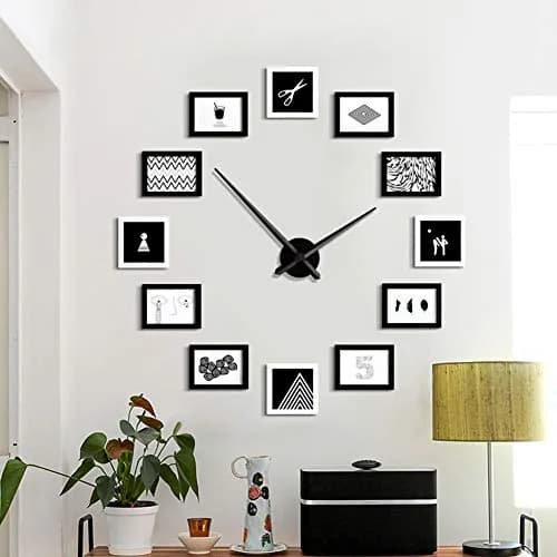 AILILIFE Large 3D Clock Hands & Movement Kit 39cm (15.35") | Modern Spade Design for DIY Wall Clocks thumbnail 5