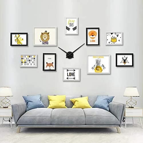 AILILIFE Large 3D Clock Hands & Movement Kit 39cm (15.35") | Modern Spade Design for DIY Wall Clocks thumbnail 2