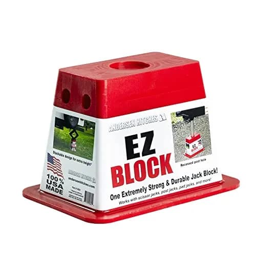 Andersen Hitches EZ-Block Heavy Duty RV Leveling Jack Support 12" x 8.5" | Supports 2000 lbs thumbnail 1