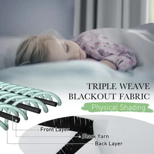 KGORGE Blackout Curtains Liners W50 x L80 | Effective Room Darkening for Bedroom & Living Room thumbnail 6