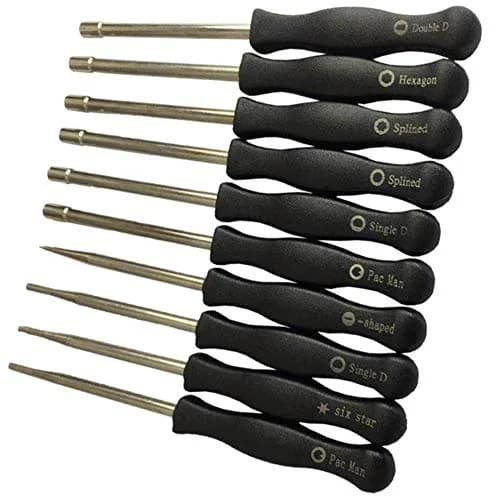 TOPEMAI Carburetor Adjustment Tool Kit for 2 Cycle Engines | 10-Piece Set with Stainless Steel Tools (0.28kg, 10 tools, universal fit) thumbnail 6