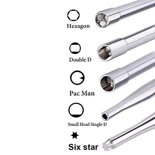 TOPEMAI Carburetor Adjustment Tool Kit for 2 Cycle Engines | 10-Piece Set with Stainless Steel Tools (0.28kg, 10 tools, universal fit) thumbnail 8