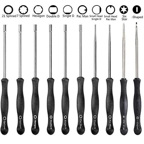 TOPEMAI Carburetor Adjustment Tool Kit for 2 Cycle Engines | 10-Piece Set with Stainless Steel Tools (0.28kg, 10 tools, universal fit) thumbnail 3