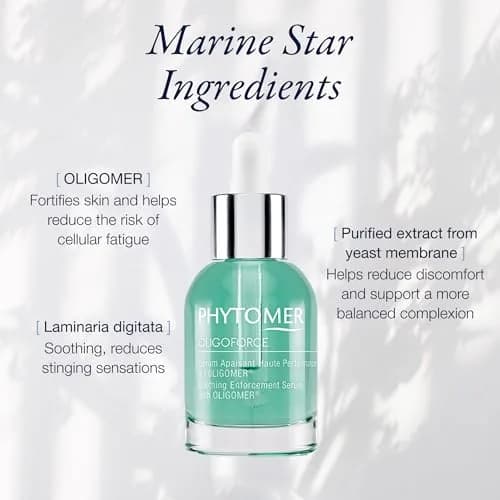 Phytomer Oligoforce Soothing Face Serum for Sensitive Skin (30 ml) | Marine Serum for Irritated Skin thumbnail 4