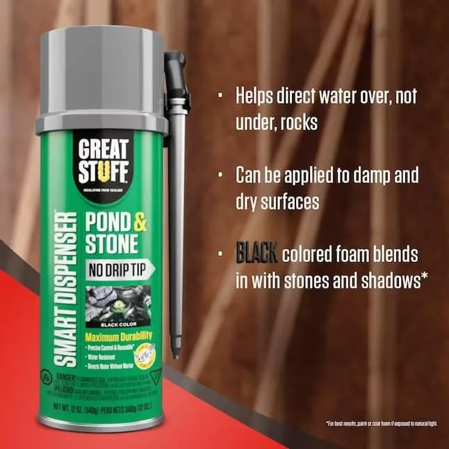 Great Stuff Pond & Stone Smart Dispenser Foam Sealant 354ml (12 oz) | Reusable for 30 Days thumbnail 3