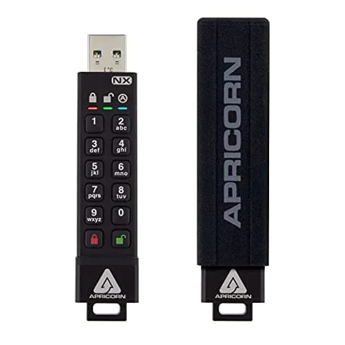Apricorn Aegis Secure Key 3NX 16GB USB 3.1 Flash Drive | Software-Free Encrypted Key with Onboard Keypad thumbnail 4