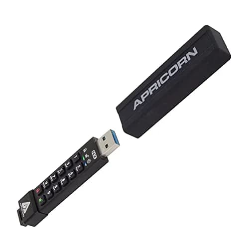 Apricorn Aegis Secure Key 3NX 16GB USB 3.1 Flash Drive | Software-Free Encrypted Key with Onboard Keypad thumbnail 2