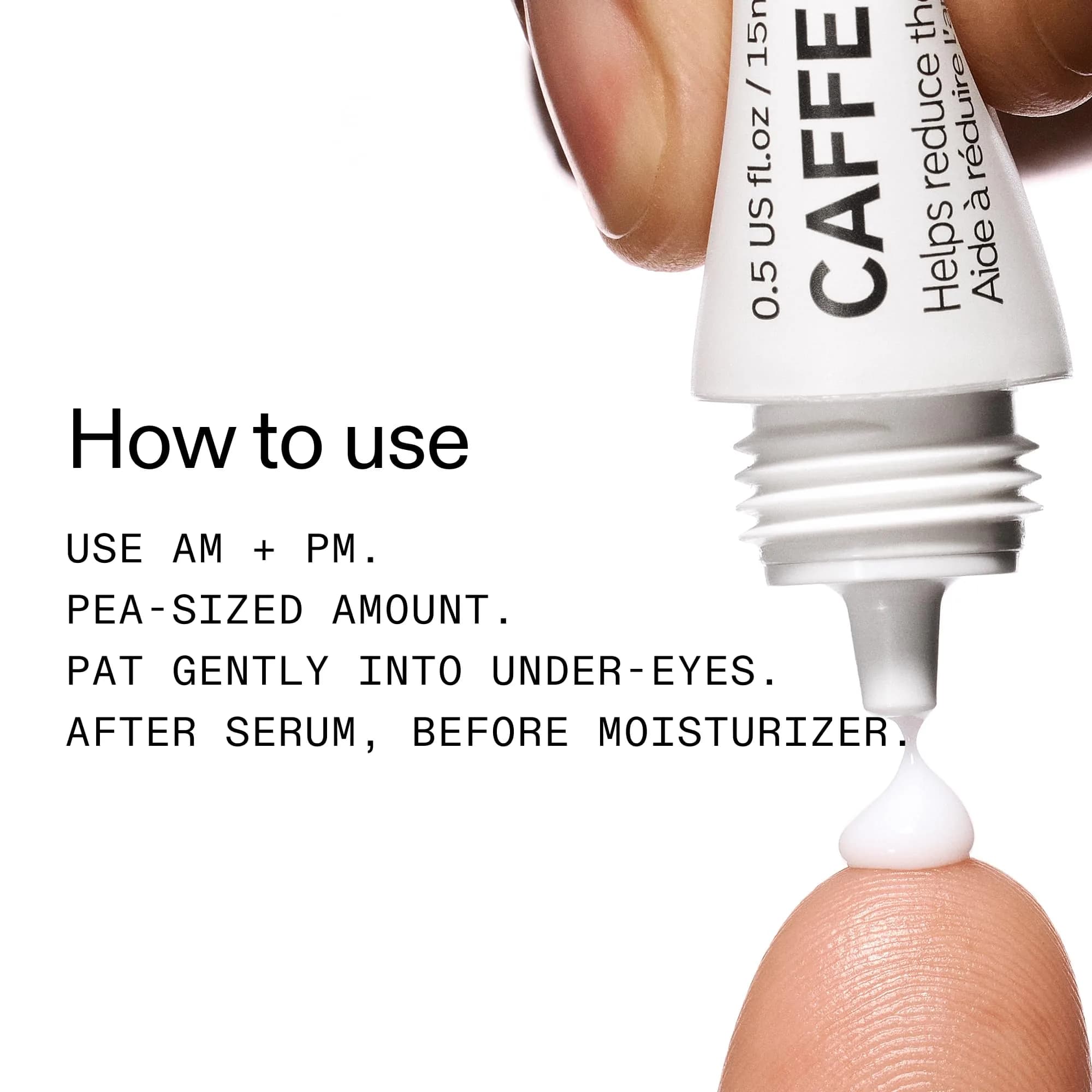 The INKEY List Caffeine Eye Cream 15ml (0.5 Fl Oz) | Reduces Puffiness & Dark Circles - view 7