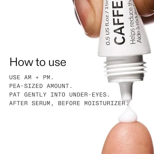 The INKEY List Caffeine Eye Cream 15ml (0.5 Fl Oz) | Reduces Puffiness & Dark Circles thumbnail 7