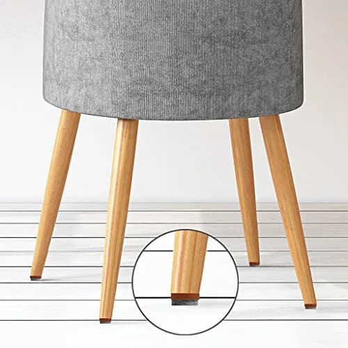 ALIMITOPIA Screw-on Furniture Felt Pads 24mm (0.95") Brown | Protects Hardwood Floors, Reduces Noise thumbnail 6