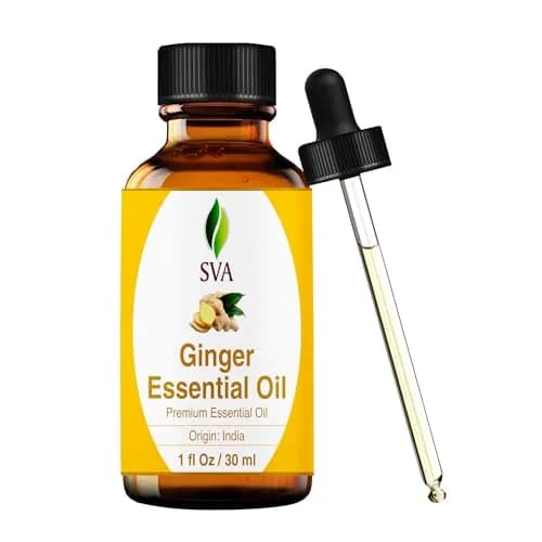 SVA ORGANICS Organic Ginger Essential Oil 1 Fl Oz (30 ml) - Pure & Natural thumbnail 1