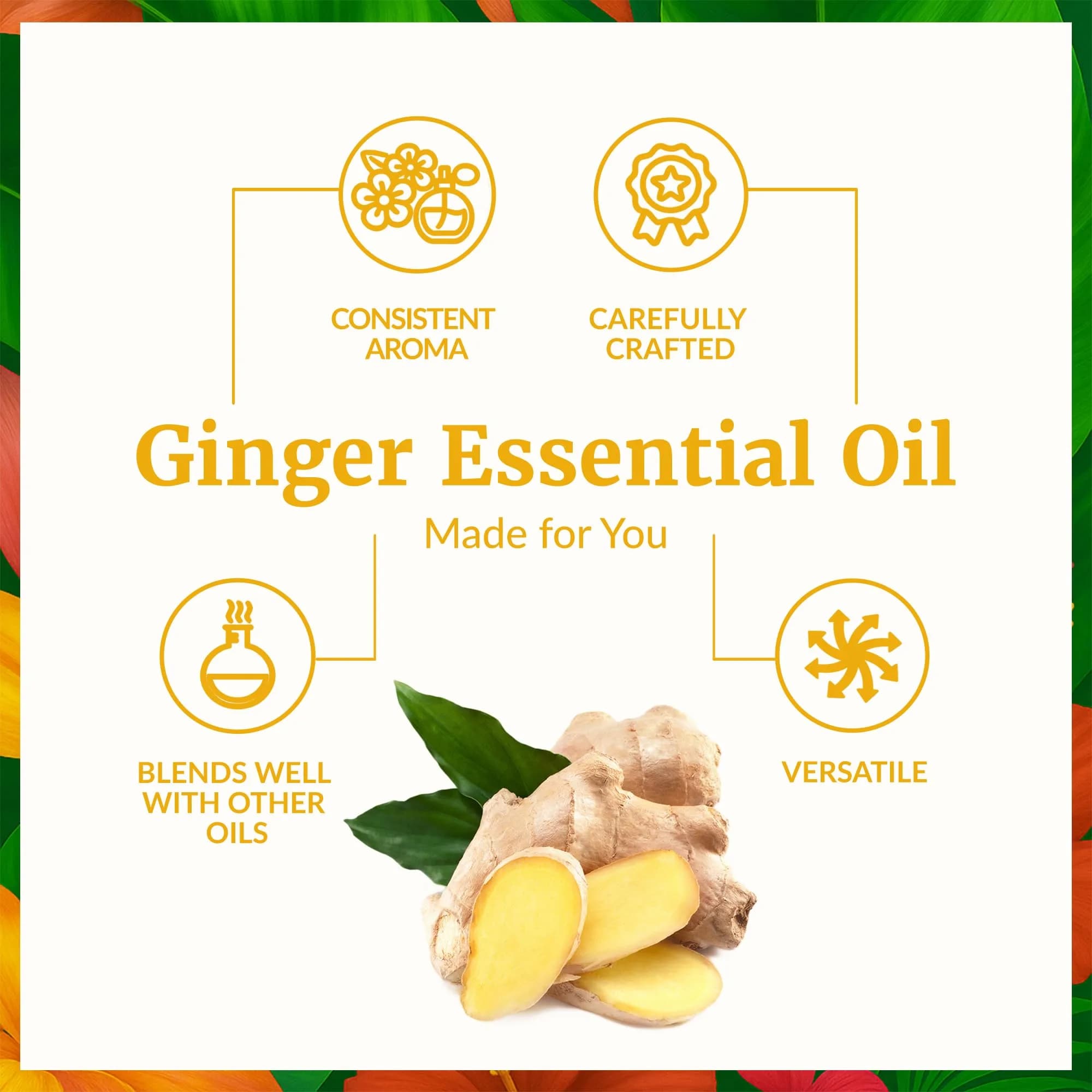 SVA ORGANICS Organic Ginger Essential Oil 1 Fl Oz (30 ml) - Pure & Natural - view 3