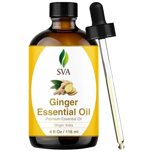SVA ORGANICS Organic Ginger Essential Oil 4 Fl Oz (118 mL) - Single Bottle Pack thumbnail 1